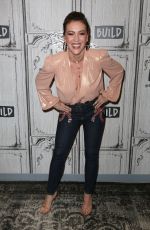 ALYSSA MILANO at Build Speaker Series in New York 08/07/2018