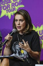ALYSSA MILANO Speaks at Rise Up for Roe Tour in Las Vegas 08/20/2018