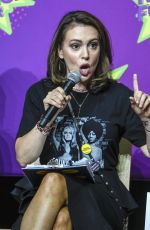 ALYSSA MILANO Speaks at Rise Up for Roe Tour in Las Vegas 08/20/2018