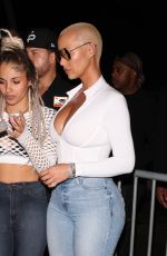 AMBER ROSE Leaves Ace of Diamonds Club in West Hollywood 08/13/2018