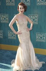 AMY CHENG at Crazy Rich Asians Premiere in Los Angeles 08/07/2018