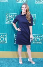 AMY LOUISE PEMBERTON at Crazy Rich Asians Premiere in Los Angeles 08/07/2018