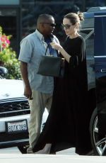 ANGELINA JOLIE Out for Frozen Yogurt in Los Angels 08/19/2018