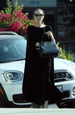 ANGELINA JOLIE Out for Frozen Yogurt in Los Angels 08/19/2018