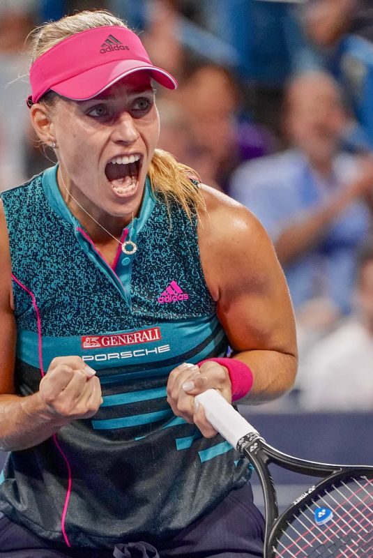 ANGELIQUE KERBER at Western and Southern Open at Lindner Family Tennis Center in Mason 08/15/2018