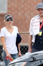 ANNA FARIS Out and About in Los Angeles 08/28/2018