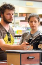 ANNA KENDRICK Shopping for Groceries in Los Angeles 08/14/2015