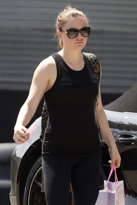 ANNA PAQUIN Out Shopping in Los Angeles 08/21/2018