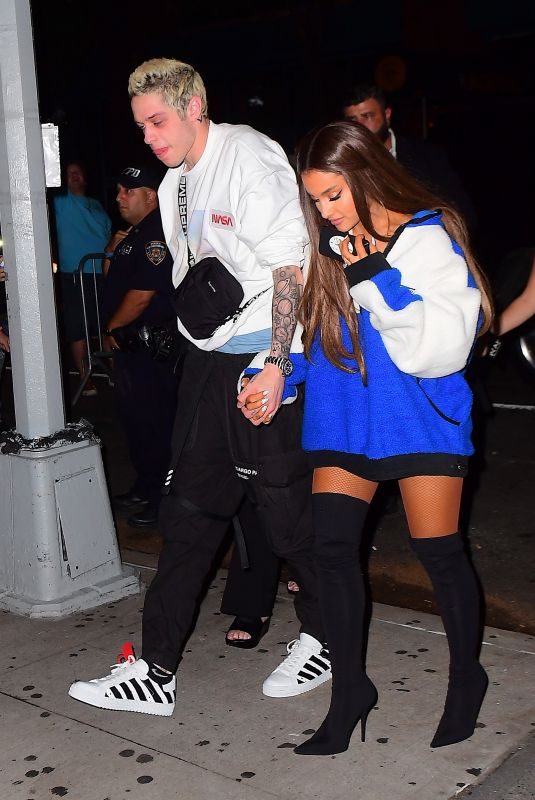 ARIANA GRANDE and Pete Davidson at VMA After-party Concert in New York 08/20/2018