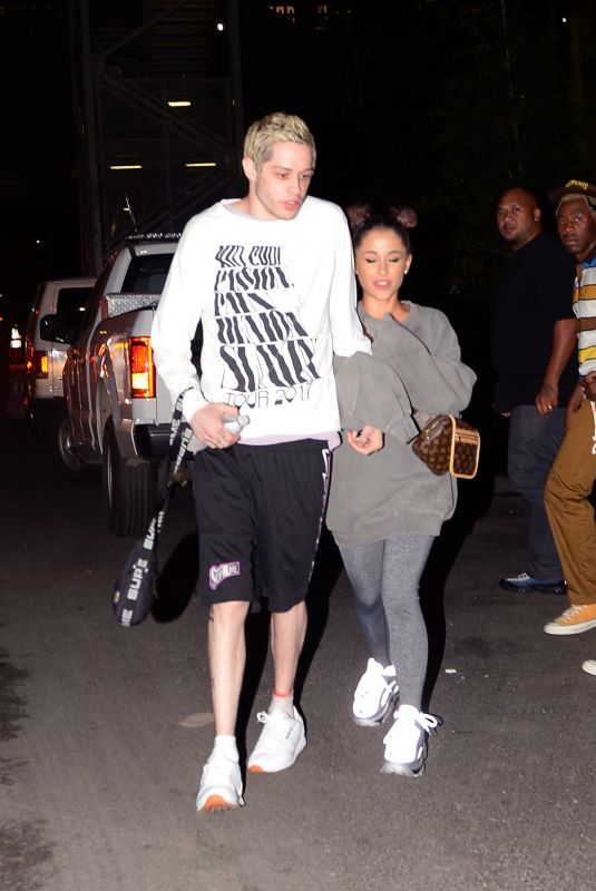 ARIANA GRANDE and Pete Davidson Night Out in New York 08/27/2018