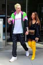 ARIANA GRANDE and Pete Davidson Out in New York 08/18/2018