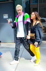 ARIANA GRANDE and Pete Davidson Out in New York 08/18/2018