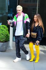 ARIANA GRANDE and Pete Davidson Out in New York 08/18/2018