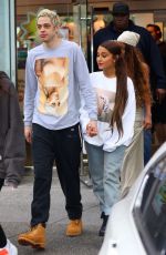 ARIANA GRANDE and Pete Davidson Out in New York 08/21/2018