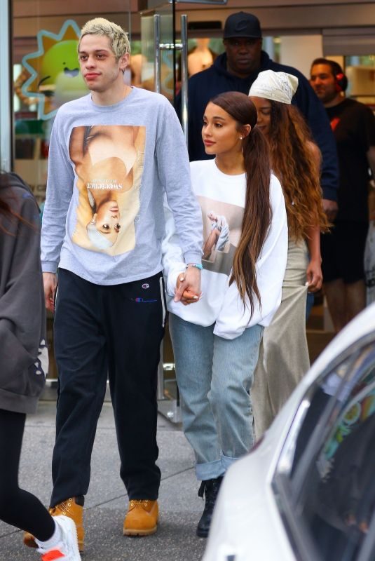 ARIANA GRANDE and Pete Davidson Out in New York 08/21/2018