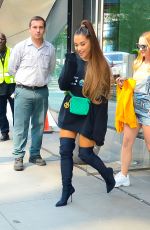 ARIANA GRANDE Heading to Jimmy Fallon in New York 08/16/2018