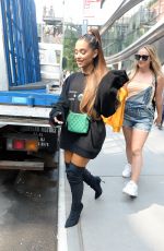 ARIANA GRANDE Heading to Jimmy Fallon in New York 08/16/2018