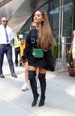 ARIANA GRANDE Heading to Jimmy Fallon in New York 08/16/2018