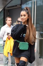 ARIANA GRANDE Heading to Jimmy Fallon in New York 08/16/2018