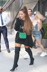 ARIANA GRANDE Heading to Jimmy Fallon in New York 08/16/2018