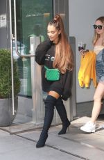 ARIANA GRANDE Leaves Her Apartment in New York 08/16/2018