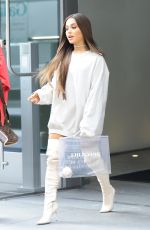 ARIANA GRANDE Out to Promote Her Sweetener Album in New York 08/17/2018