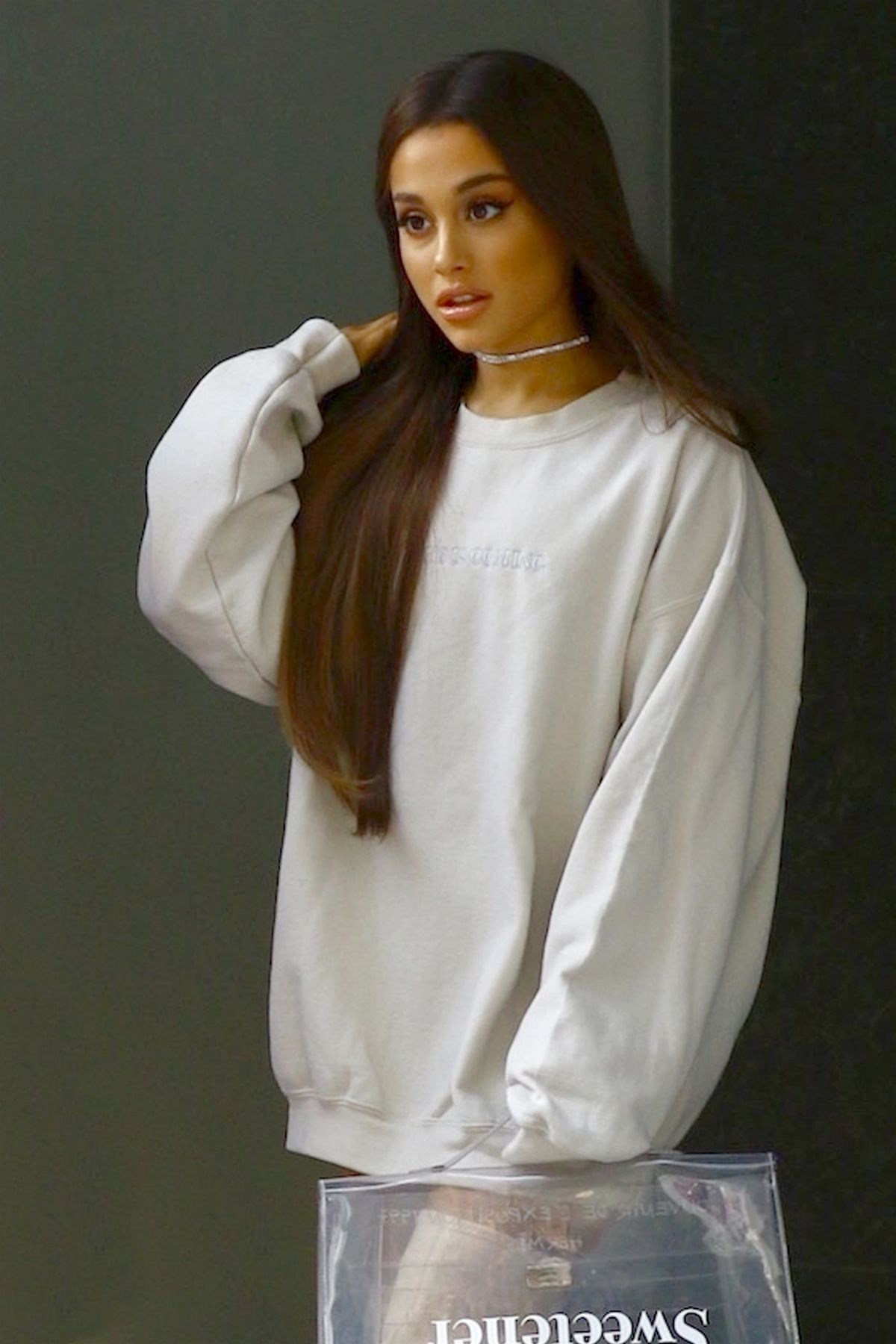 ARIANA GRANDE Out to Promote Her Sweetener Album in New York 08/17/2018 ...