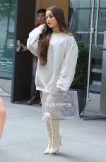 ARIANA GRANDE Out to Promote Her Sweetener Album in New York 08/17/2018