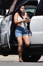 ARIEL WINTER in denim Cutoff Out in Studio City 08/13/2018