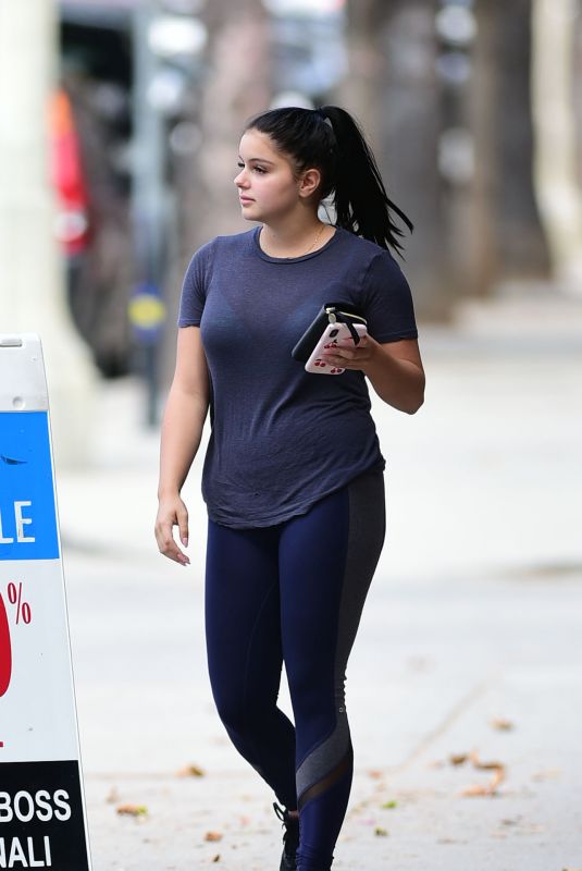 ARIEL WINTER LEaves a Gym in Los Angeles 08/10/2018