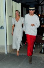 ASHLEE SIMPSON and Even Ross Night Out  in New York 08/15/2018