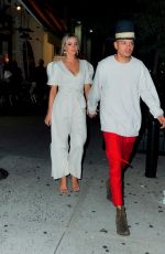 ASHLEE SIMPSON and Even Ross Night Out  in New York 08/15/2018