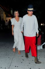 ASHLEE SIMPSON and Even Ross Night Out  in New York 08/15/2018