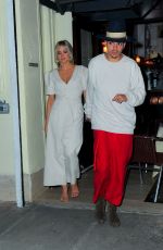 ASHLEE SIMPSON and Even Ross Night Out  in New York 08/15/2018