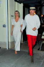 ASHLEE SIMPSON and Even Ross Night Out  in New York 08/15/2018