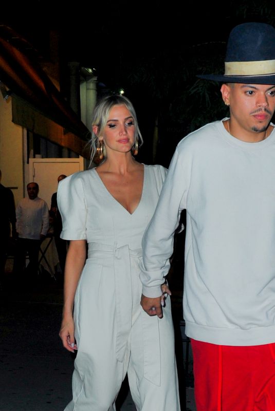 ASHLEE SIMPSON and Even Ross Night Out  in New York 08/15/2018