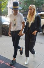 ASHLEE SIMPSON Arrives at Bowery Hotel in New York 08/17/2018