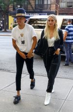 ASHLEE SIMPSON Arrives at Bowery Hotel in New York 08/17/2018