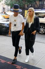 ASHLEE SIMPSON Arrives at Bowery Hotel in New York 08/17/2018