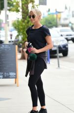 ASHLEE SIMPSON Heading to Tracey Anderson Gym in Los Angeles 08/23/2018