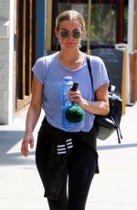 ASHLEE SIMPSON Leaves a Gym in Studio City 08/12/2018