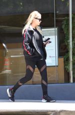 ASHLEY BENSON Arrives at a Gym in West Hollywood 08/08/2018