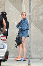 ASHLEY BENSON Out Shopping in Los Angeles 08/09/2018