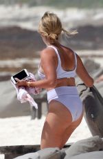 ASHLEY TISDALE in Bikinis at a Beach in Tulum 08/02/2018