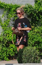 ASHLEY TISDALE Leaves a Spa in Los Angeles 08/26/2018