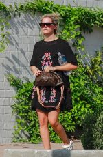 ASHLEY TISDALE Leaves a Spa in Los Angeles 08/26/2018