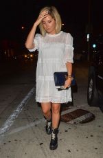 ASHLEY TISDALE Out and About in Los Angeles 08/17/2018