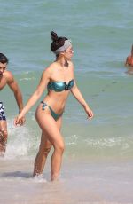 AURORA RAMAZZOTTI in Bikini at a Beach in Miami 08/02/2018