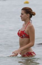 BARBARA OPSOMER in Bikini at a Beach in Saint Tropez 08/03/2018