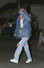 BELLA HADID at Matsuhisa in Bevrly Hills 08/08/2018